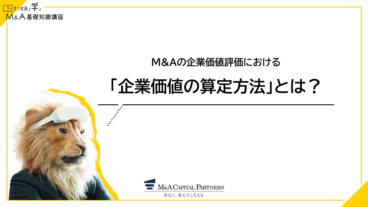「企業価値算定費用とは?」の説明動画イメージ