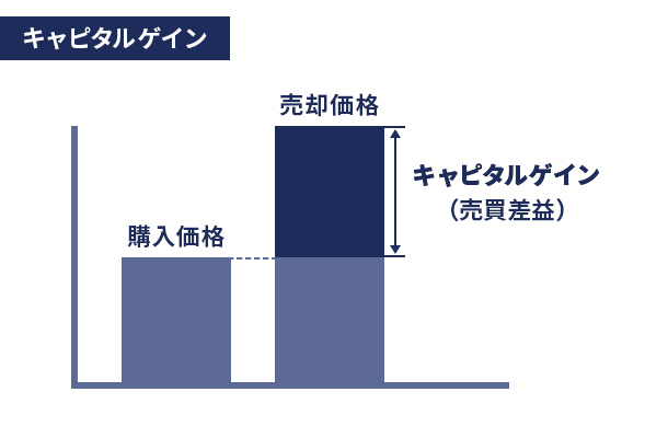 キャピタルゲインの特徴 イメージ画像