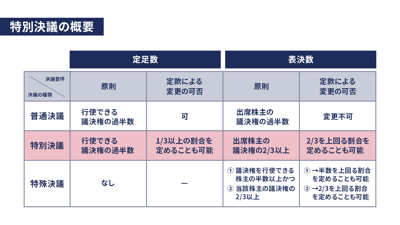 特別決議の概要 イメージ画像