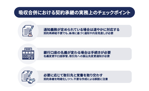 吸収合併における契約承継の実務上のチェックポイント