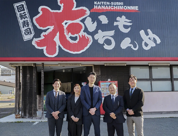 回転すし店×宅配すし店のイメージ