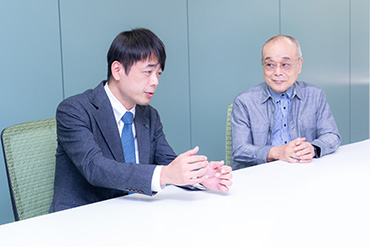 池田孝一会長と池田昌宏社長