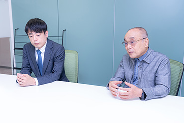 池田孝一会長と池田昌宏社長