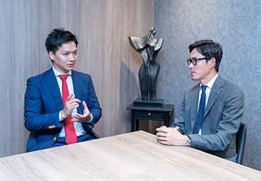 大橋 俊介氏と萩野 正昭氏