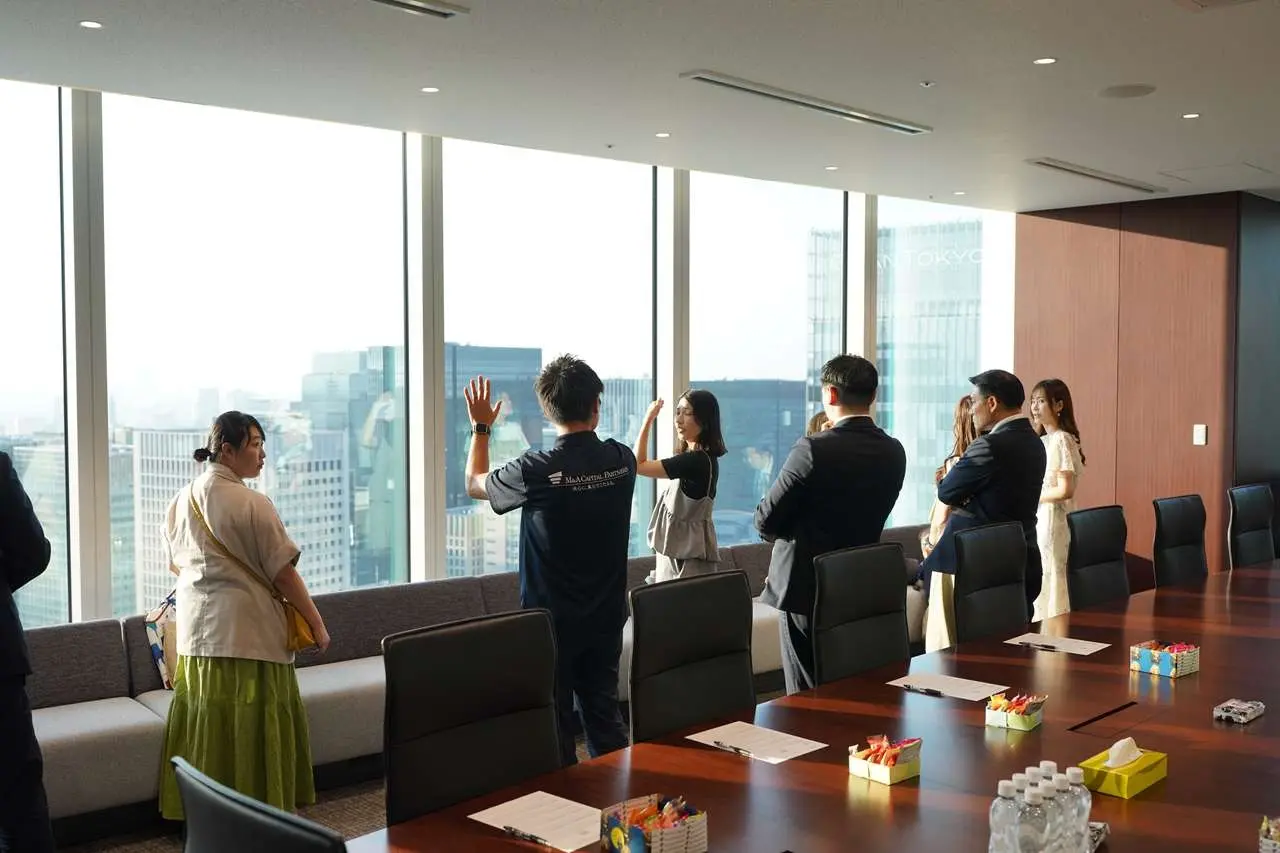 会議室から見える景色をご紹介