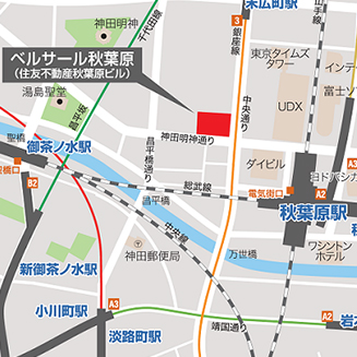 ベルサール秋葉原地図